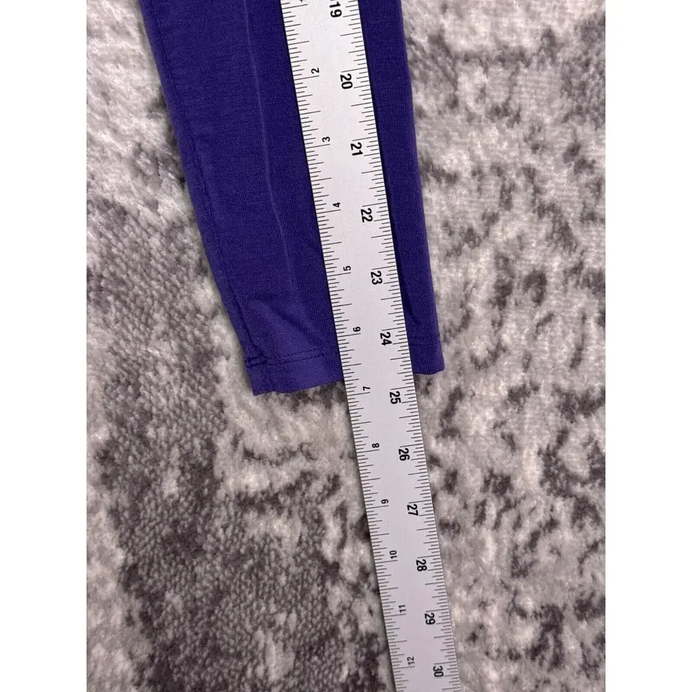 Aritzia Top Medium Womens Wilfred Purple Long Sleeve Crop Blouse